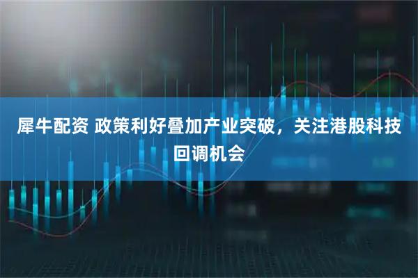 犀牛配资 政策利好叠加产业突破，关注港股科技回调机会