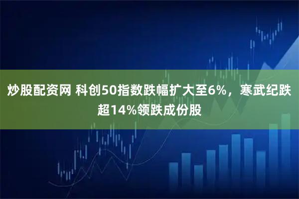 炒股配资网 科创50指数跌幅扩大至6%，寒武纪跌超14%领跌成份股